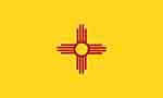 New Mexico state flag courtesy of FlagPictures.org